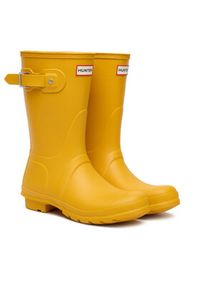 Hunter Kalosze Original Short WFS1000RMA Żółty. Kolor: żółty. Materiał: kauczuk