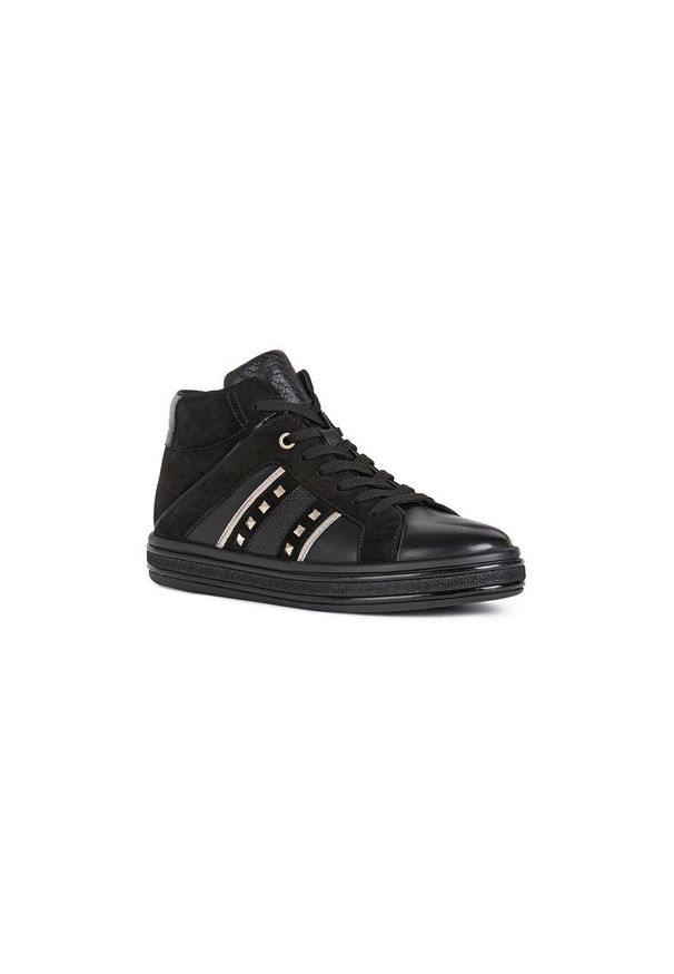 Geox - Buty. Nosek buta: okrągły. Zapięcie: sznurówki. Kolor: czarny. Szerokość cholewki: normalna