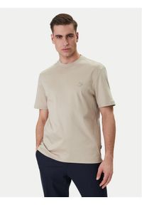 BOSS T-Shirt C-Taut 01 50555844 Beżowy Regular Fit. Kolor: beżowy. Materiał: bawełna #1