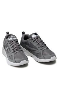 skechers - Skechers Sneakersy Fallford 58363/CCBK Szary. Kolor: szary. Materiał: materiał #5