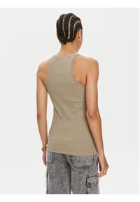 Pinko Top Distinto 100822 A15E Zielony Slim Fit. Kolor: zielony. Materiał: bawełna #3
