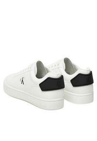 Calvin Klein Jeans Sneakersy Classic Cupsole Ru Patch Lth YM0YM01297 Biały. Kolor: biały. Materiał: skóra #4