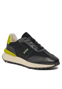 BOSS - Boss Sneakersy J29352 S Czarny. Kolor: czarny. Materiał: skóra #1