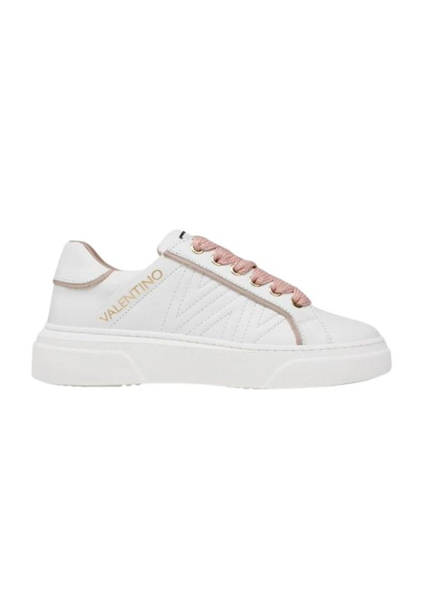 Valentino by Mario Valentino - VALENTINO Białe buty Stan S Sneaker Lace-Up. Kolor: biały