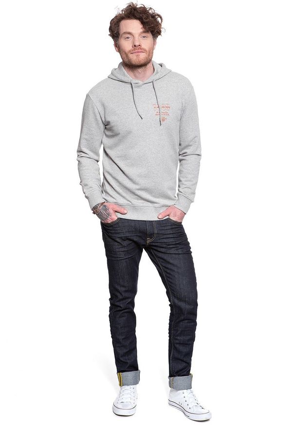 Lee - LEE SEASONAL LOGO HOODIE GREY MELE L80ZSP37 112121626