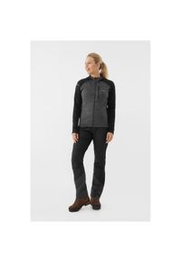 Bluza trekkingowa damska Viking Delmore. Kolor: czarny. Materiał: polar. Sport: turystyka piesza