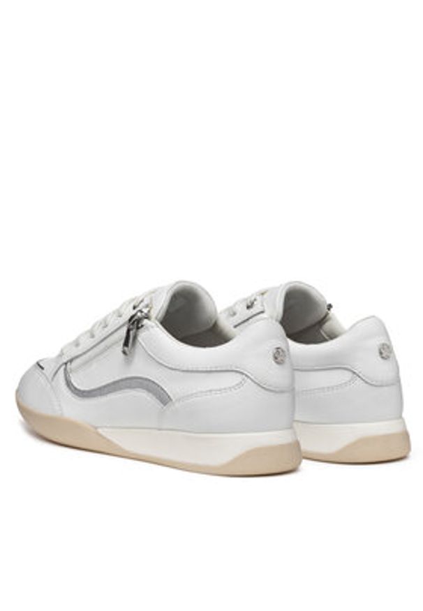 Geox Sneakersy D Maryemy D563BB 085NF C0007 Biały. Kolor: biały. Materiał: skóra