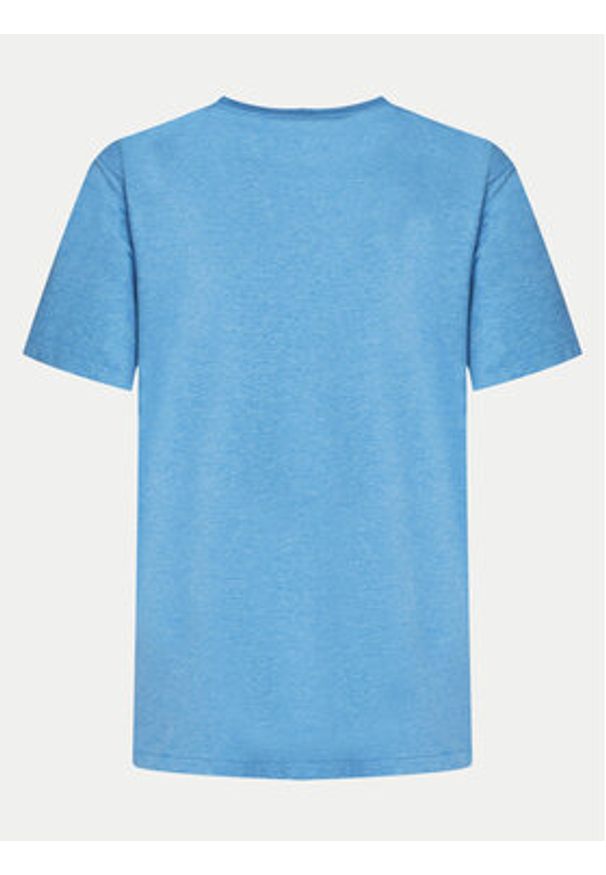 Polo Ralph Lauren T-Shirt 710740727 Błękitny Slim Fit. Typ kołnierza: polo. Kolor: niebieski. Materiał: bawełna