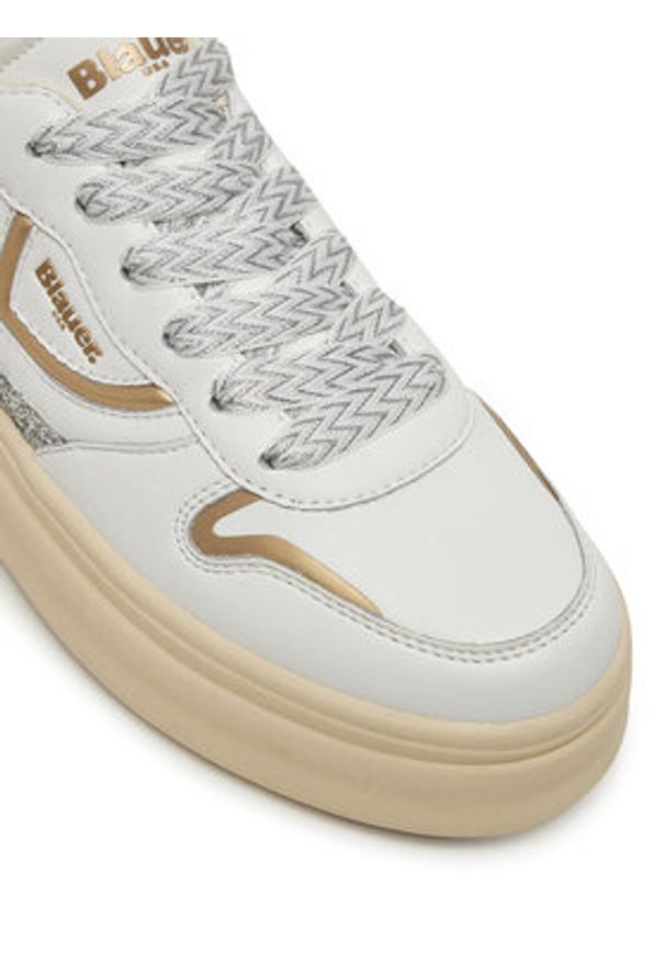 Blauer Sneakersy S5EMERY03/LEO Biały. Kolor: biały. Materiał: skóra