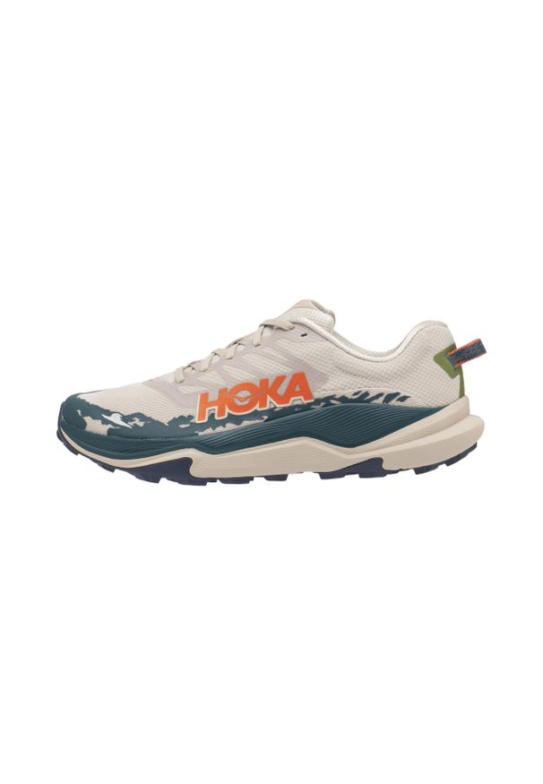 Decathlon - Buty do biegania w terenie męskie Hoka Torrent 4. Kolor: szary. Materiał: kauczuk, poliester. Szerokość cholewki: normalna. Sport: bieganie