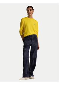 Polo Ralph Lauren Bluza 211935582012 Żółty Regular Fit. Typ kołnierza: polo. Kolor: żółty. Materiał: bawełna #5