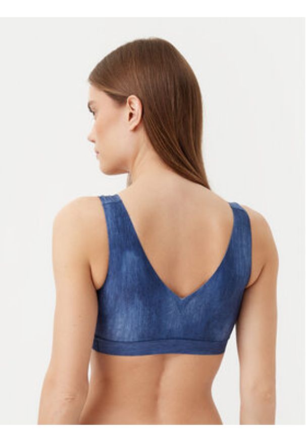 Chantelle Biustonosz top Soft Stretch C11D10 Niebieski. Kolor: niebieski. Materiał: syntetyk