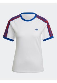 Adidas - adidas T-Shirt Tape HL9172 Biały Regular Fit. Kolor: biały. Materiał: bawełna #3