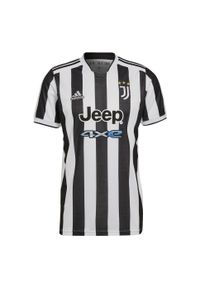 Adidas - Koszulka domowa Juventus 2021/22. Kolor: biały, wielokolorowy, czarny. Sport: fitness, piłka nożna