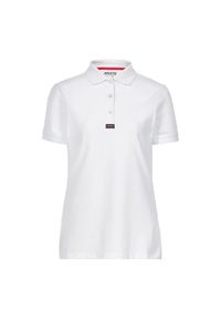 Damska koszulka polo Musto Essential Pique. Typ kołnierza: polo. Kolor: biały #1