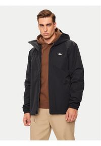 Quiksilver Kurtka przejściowa Overcast EQYJK04063 Czarny Regular Fit. Kolor: czarny. Materiał: bawełna