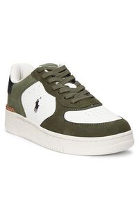 Polo Ralph Lauren Sneakersy 809955690002 Zielony. Kolor: zielony. Materiał: skóra, zamsz