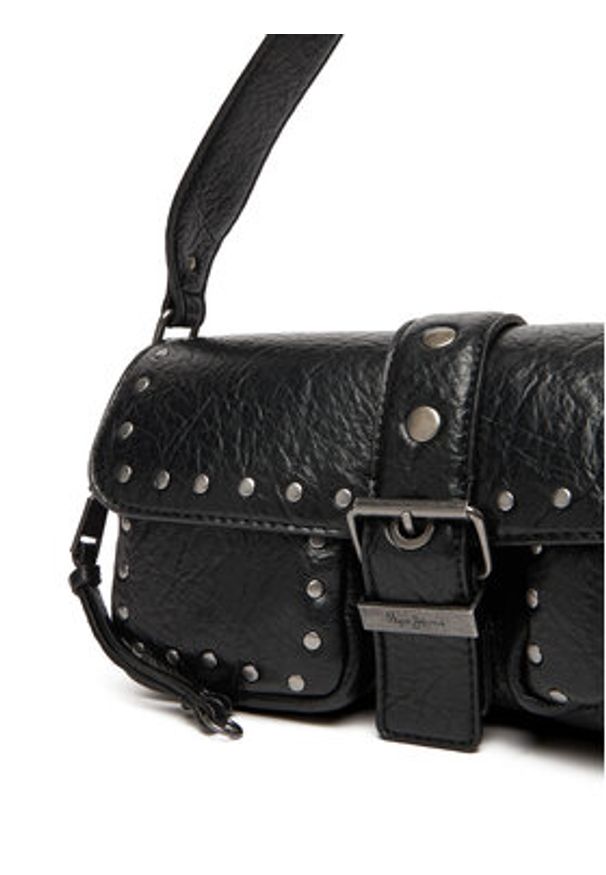 Pepe Jeans Torebka Sally Moon PL0300002 Czarny. Kolor: czarny. Materiał: skórzane