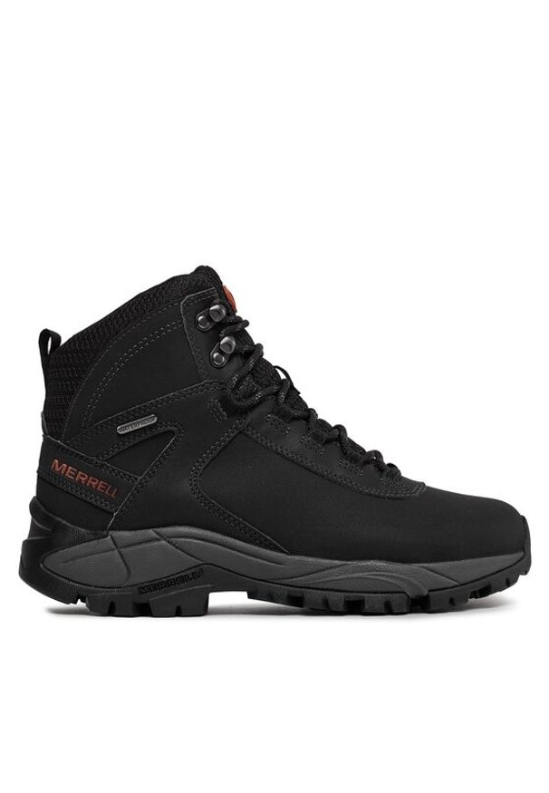 Merrell Trekkingi Vego Mid Ltr Wp J311538C Czarny. Kolor: czarny. Materiał: skóra, nubuk. Sport: turystyka piesza