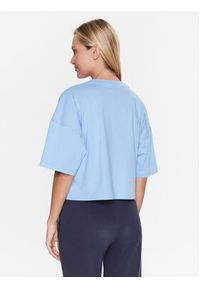 Puma T-Shirt Classics 538052 Błękitny Oversize. Kolor: niebieski. Materiał: bawełna #4