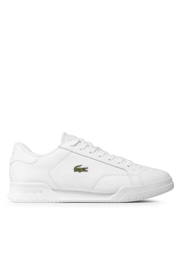 Lacoste Sneakersy Twin Serve 0721 2 Sma 7-41SMA001821G Biały. Kolor: biały. Materiał: skóra