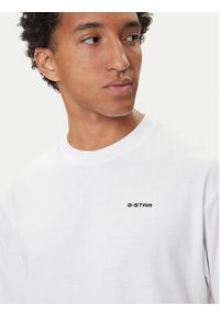 G-Star RAW - G-Star Raw T-Shirt Base D26817-D593 Biały Boxy Fit. Kolor: biały. Materiał: bawełna