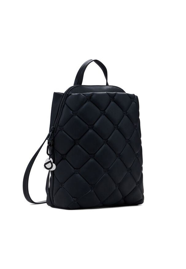 Desigual Plecak 25SAKP54 Czarny. Kolor: czarny. Materiał: skóra