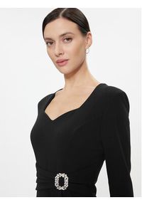 Rinascimento Sukienka koktajlowa CFC0116131003 Czarny Slim Fit. Kolor: czarny. Materiał: syntetyk. Styl: wizytowy #5