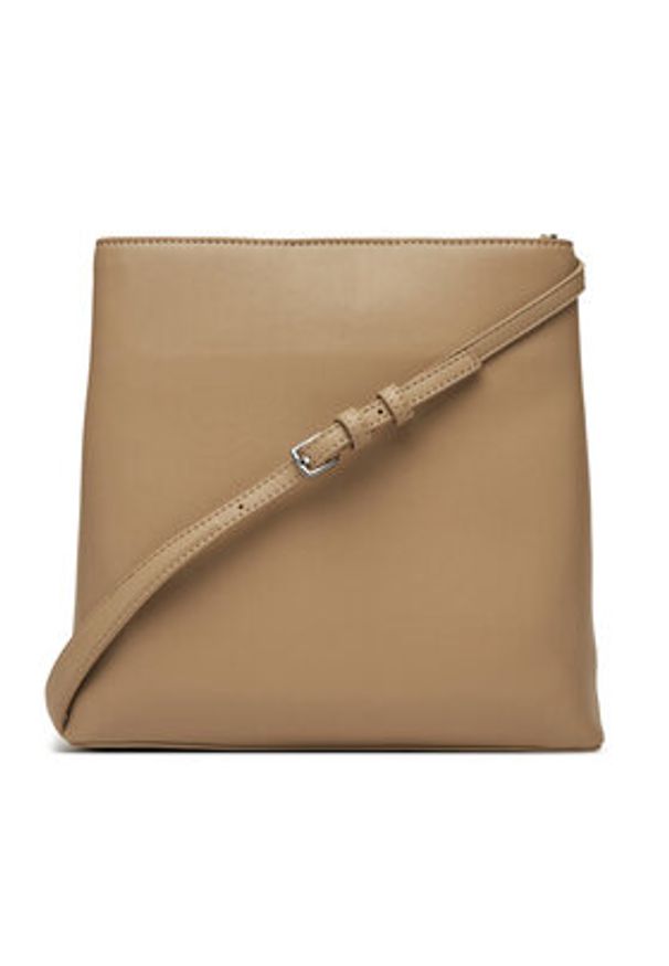 Calvin Klein Torebka Ck Bucket Bag K60K612803 Beżowy. Kolor: beżowy. Materiał: skórzane