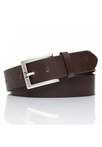 Tom Tailor - TOM TAILOR PASEK SKÓRZANY TM0184R01 691 40mm Gürtel Q.2647. Materiał: skóra. Wzór: jednolity, paski. Styl: elegancki, casual, klasyczny #1