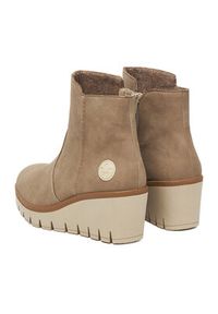Rieker Botki CEO-Y5065-64 Beżowy. Kolor: beżowy. Materiał: syntetyk, materiał #3