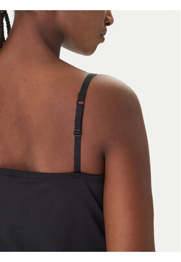 Adidas - adidas Top Pearl Tube KC7860 Czarny Slim Fit. Kolor: czarny. Materiał: syntetyk