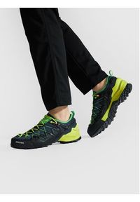 Salewa Trekkingi Ms Wildfire Edge 61346-3840 Granatowy. Kolor: niebieski. Materiał: skóra. Sport: turystyka piesza #6