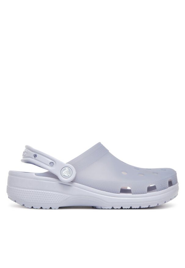 Crocs Klapki Classic Frosted Clog 210928 Fioletowy. Kolor: fioletowy