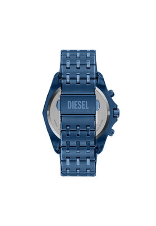Diesel Zegarek Stinger DZ4705 Granatowy. Kolor: niebieski