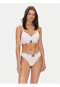 TOMMY HILFIGER - Tommy Hilfiger Stringi UW0UW06039 Różowy. Kolor: różowy. Materiał: bawełna #2