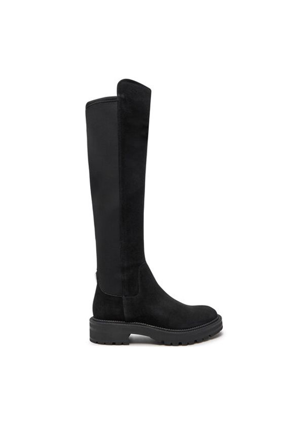 Guess Kozaki Carmen FLFCAR SUE11 Czarny. Kolor: czarny. Materiał: zamsz, skóra