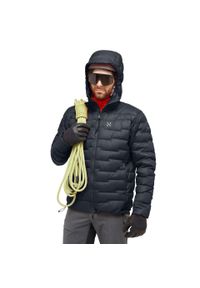 Kurtka z kapturem Haglöfs ROC Flash Down. Typ kołnierza: kaptur. Kolor: czarny. Materiał: puch. Sport: turystyka piesza #1