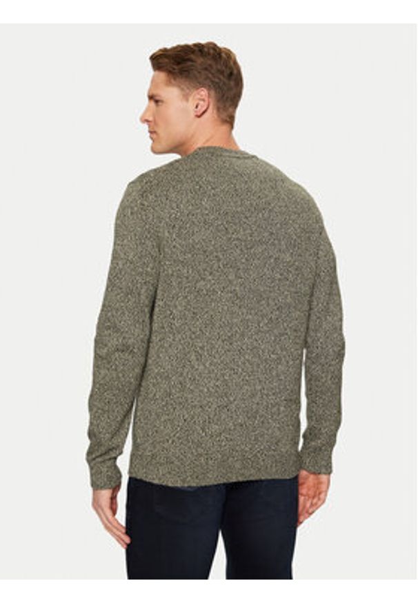 s.Oliver Sweter 2152697 Zielony Regular Fit. Kolor: zielony. Materiał: bawełna