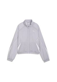 Puma - Damska kurtka o luźnym kroju PUMA Sport na zamek PUMA. Kolor: szary. Sport: bieganie #1