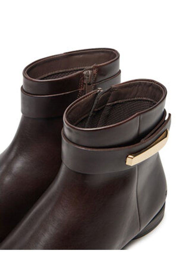 ecco - ECCO Botki Sculpted Lx 22235301178 Brązowy. Kolor: brązowy. Materiał: skóra