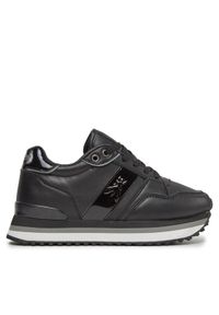 Patrizia Pepe Sneakersy PPJ765.01 S Czarny. Kolor: czarny. Materiał: skóra