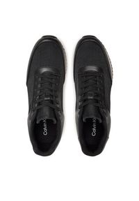 Calvin Klein Sneakersy Runner Lace Up - Jacq HW0HW02413 Czarny. Kolor: czarny. Materiał: materiał #3