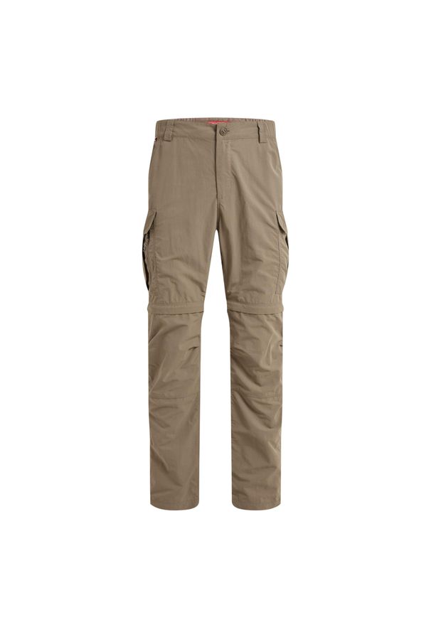 CRAGHOPPERS - Spodnie Męskie NosiLife III Convertible Cargo Trousers. Kolor: szary. Sezon: lato. Sport: turystyka piesza