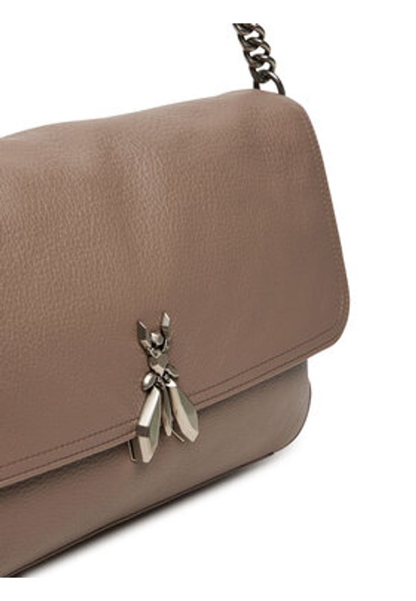 Patrizia Pepe Torebka 8B0280/L165-B744 Brązowy. Kolor: brązowy. Materiał: skórzane