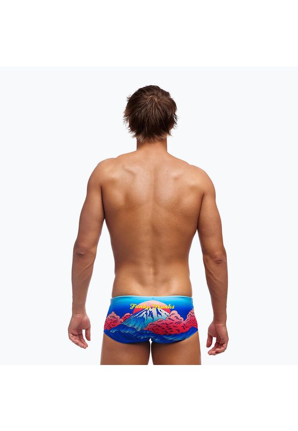 FUNKY TRUNKS - Bokserki pływackie męskie Funky Trunks Sidewinder Trunks. Kolor: niebieski