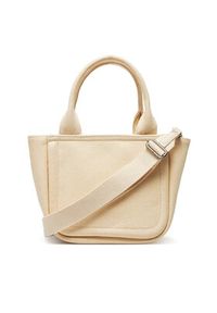 Calvin Klein Jeans Torebka Summer Canvas Mini Tote LV04K3160G Beżowy. Kolor: beżowy #5