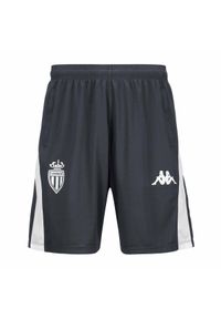Kappa - Spodnie krótkie dla dzieci AS Monaco Ahorazip Pro 8 2024/25. Kolor: szary, biały, wielokolorowy. Długość: krótkie. Styl: sportowy, młodzieżowy #1