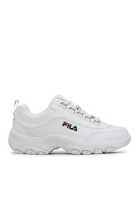 Fila Sneakersy Strada Low Kids 1010781.1FG Biały. Kolor: biały. Materiał: skóra #1
