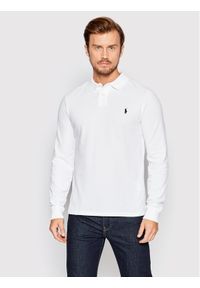 Polo Ralph Lauren Polo 710681126001 Biały Slim Fit. Typ kołnierza: polo. Kolor: biały. Materiał: bawełna #1